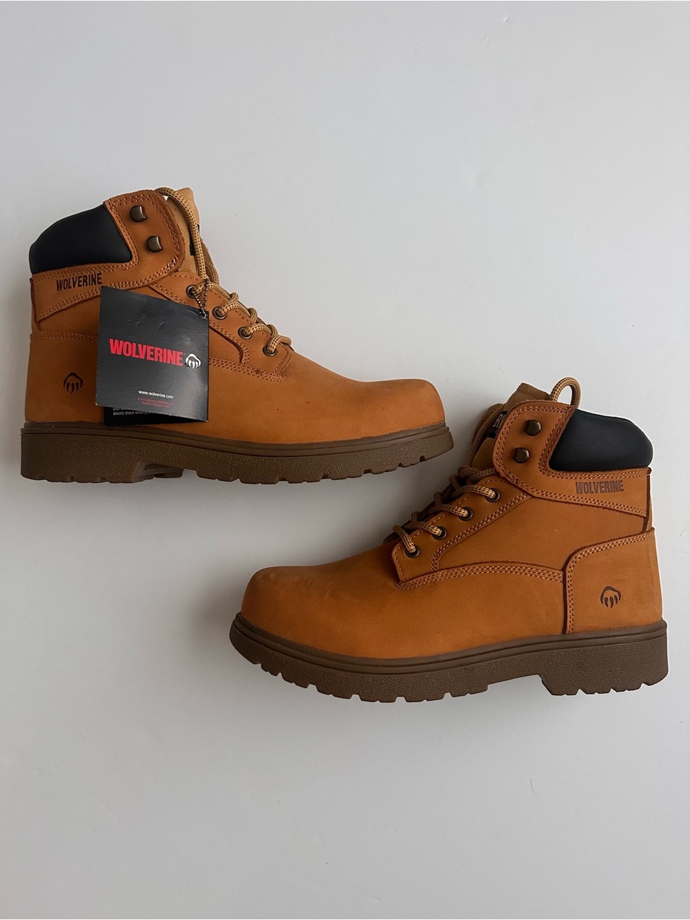 Wolverine Wheat Lace-Up Men's Work Boots